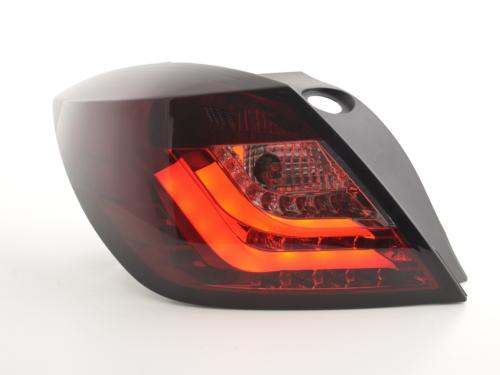 Paire feux arrière Opel Astra H GTC 2004 a 2008 Rouge Fume Led LTI