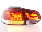 Paire feux arrière VW Golf 6 1K 2008 a 2012 Rouge Led Cligno Led