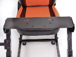 Siege de jeu / simulation Silverstone Simili Cuir Noir Orange