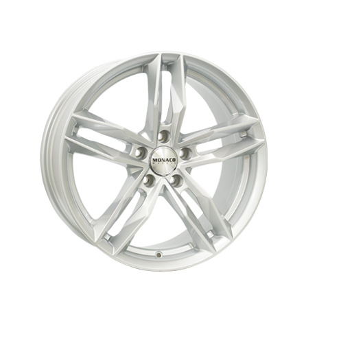 Jante 7,5x17 MONACO WHEELS RR8M pour AUDI A1 de 05/2010 a 10/2018 Silver