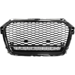 Grille de Calandre Audi A1 de 2015 a 2018 Noir Brillant ABS