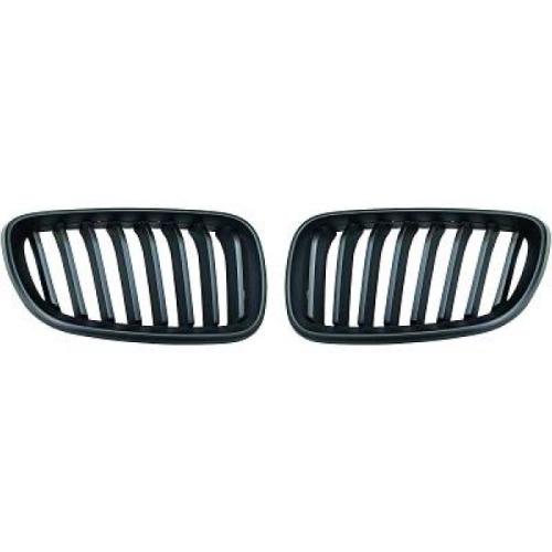 Grille Calandre Avant en ABS BMW Serie 2 2013 a 2017 Noir Mat