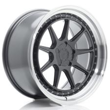 Jante JR Wheels JR47 19x9,5 ET15-35- 5 Trous sur mesure- Hyper Gray w/ Machined Lip