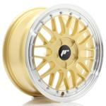 Jante JR Wheels JR23 16x7 ET20-45- 5 Trous sur mesure - Gold w/ Machined Lip