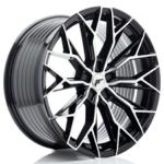 Jante JR Wheels JR49 20x8,5 ET20-45 - 5 trous sur mesures - Gloss black Machined face
