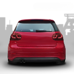 Paire de feux arriere VW Golf 5 de 2003 a 2009 rouge led