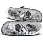 Paire de feux phares Alfa Romeo 156 de 1997 a 2003 Daylight led chrome