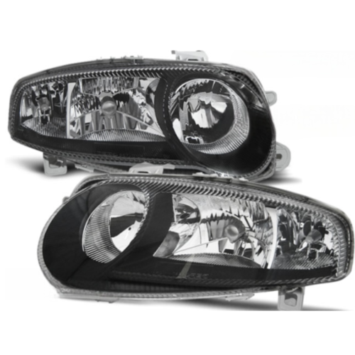 Paire de feux phares Alfa Romeo 147 de 2001 a 2004 design noir