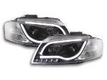 Paire de feux phares Daylight Led DRL Audi A3 8P/8PA 03-08 Noir