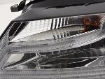 Paire de feux phares Design Daylight DRL Led Audi A4 de 2008 A 2011 Chrome