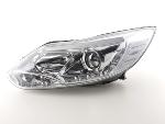 Paire de feux phares Daylight Led Ford Focus 3 C346 de 10-14 Chrome