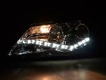 Paire de feux phares Daylight led VW Tiguan 07-11 Chrome