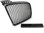 Grille de calandre pour Audi A4 B7 de 11/2004 a 03/2008 look Sport noir mat