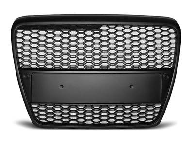 Calandre pour Audi A6 C6 de 04/2004 a 2008 look Sport Noir mat