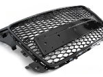 Calandre pour Audi A3 8P de 2008 a 2012 Look Sport Noir Brillant PDC
