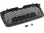 Calandre pour Audi A4 B9 de 2015 a 2019 Look Sport Noir brillant PDC