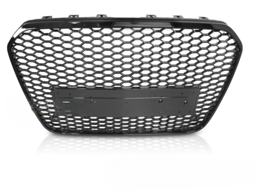 Calandre pour Audi A6 de 2011 a 2014 Look Sport Noir Brillant PDC