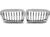Paire de grilles de calandre en ABS BMW serie 3 E46 Berline/Break de 05/1998 a 08/2001 Chrome