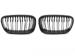Grille calandre BMW serie 1 F20/F21 de 2011 a 2014 Noir Mat Double Barres