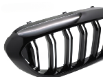 Calandre BMW Serie 5 G30/G31 de 2017 a 2020 Look Sport Noir Brillant Double Barres