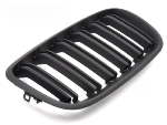 Grille calandre BMW X6 E71 de 2008 a 2014 Noir Mat Double barres