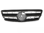 Grille calandre Mercedes Classe S W220 de 2002 a 2005 Chrome Noir