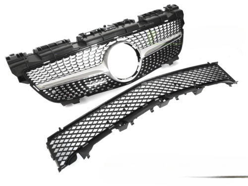 Grille calandre Mercedes SLK R172 de 2011 a 2015 Chrome Silver
