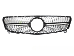 Grille calandre Mercedes Classe A W176 de 2015 a 2018 Chrome Noir Brillant