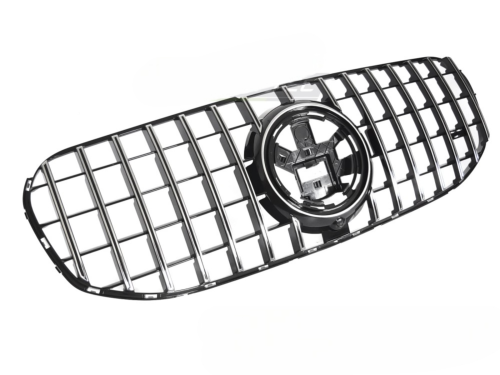Grille calandre Mercedes GLS X167 de 2019 a 2023 Chrome Noir Brillant