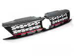 Calandre avant ABS VW Jetta de 2014 a 2018 Noir Rouge et Chrome