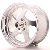 Jante JAPAN RACING JR15 17" x 9" Multi Perçage ET 25 Silver Machined Face