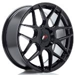 Jante JR Wheels JR18 18x7,5 ET20-40 - 4 trous sur mesure - Noir brillant