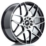 Jante JR Wheels JR18 18x7,5 ET40 - 5x112 / 5x114.3 - Black Machined Face