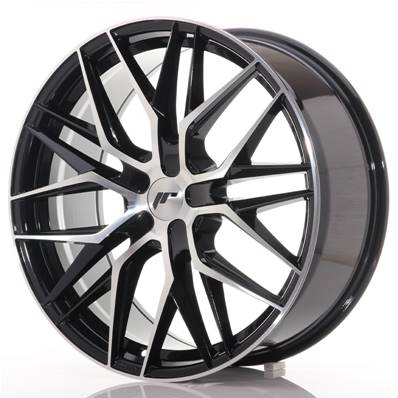 Jante JAPAN RACING JR28 21x9 ET15-45 5H BLANK Glossy Black Machined Face