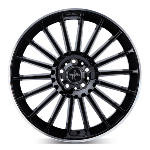 Jante Keskin KT15 20x8.5 ET42 5/112 BLACK LIP POLISH