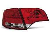 Paire de feux arriere Audi A4 B7 break de 11/2004 a 03/2008 LED rouge blanc
