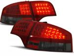 Paire de feux arriere Audi A4 B7 berline de 11/2004 a 11/2007 LED rouge fume