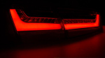 Paire de feux arriere Audi A6 C7 2011 a 2014 LED BAR rouge et blanc