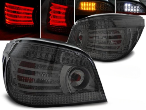 Paire de feux arriere BMW serie 5 E60 berline 07/2003 a 2007 LED fume