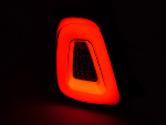 Paire de feux arriere Fiat 500 de 2015 a 2020 FULL LED BAR Blanc