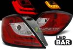 Paire de feux arriere Opel Astra H GTC 04-09 led Bar rouge blanc