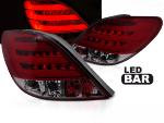 Paire de feux arriere Peugeot 207 05.06-06.09 LED BAR Rouge Fume