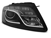 Paire de feux phares Audi Q5 de 2008 a 2012 Led DRL noir