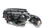 Paire de phares BMW serie 3 E46 Coupe de 1999 a 2003 angel eyes noir