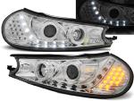 Paire de feux phares Ford Mondeo 96-00 Daylight led chrome