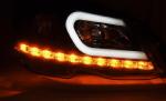 Paire de feux phares Mercedes classe C W204 11-14 Daylight led LTI noir