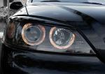 Paire de feux phares Opel Astra G 97-04 angel eyes noir