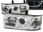 Paire de feux phares VW T4 Transporter 90-03 Daylight led chrome