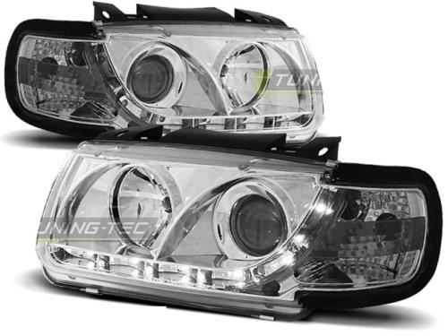 Paire de feux phares VW Polo 6N 94-99 Daylight led chrome