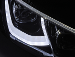 Paire de feux phares VW Golf 7 de 2014 a 2017 FULL LED DRL Noir